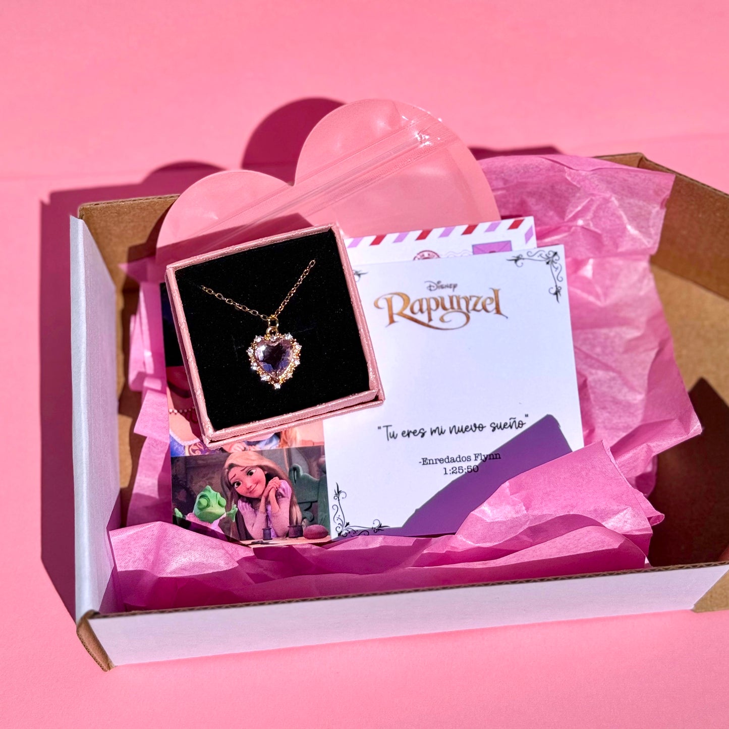 Collar Rapunzel “Tu eres mi nuevo sueño”