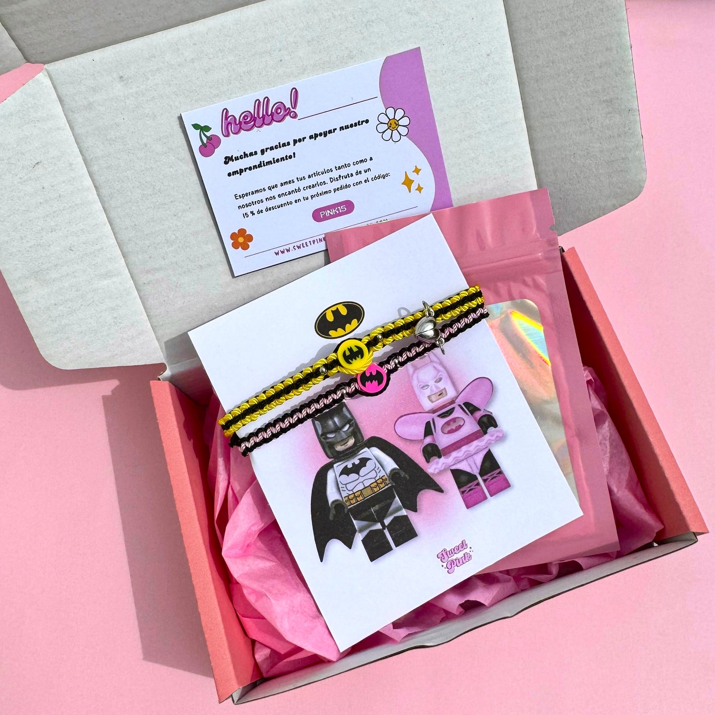 Pulseras LEGO Batman & Batgirl