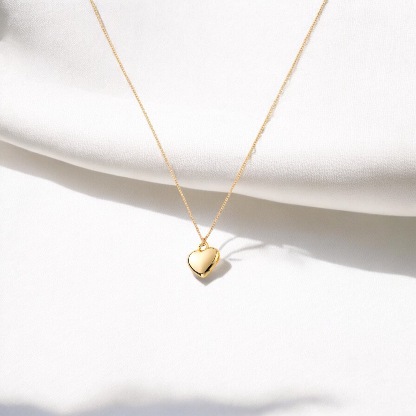 Collar corazón gold + caja de regalo