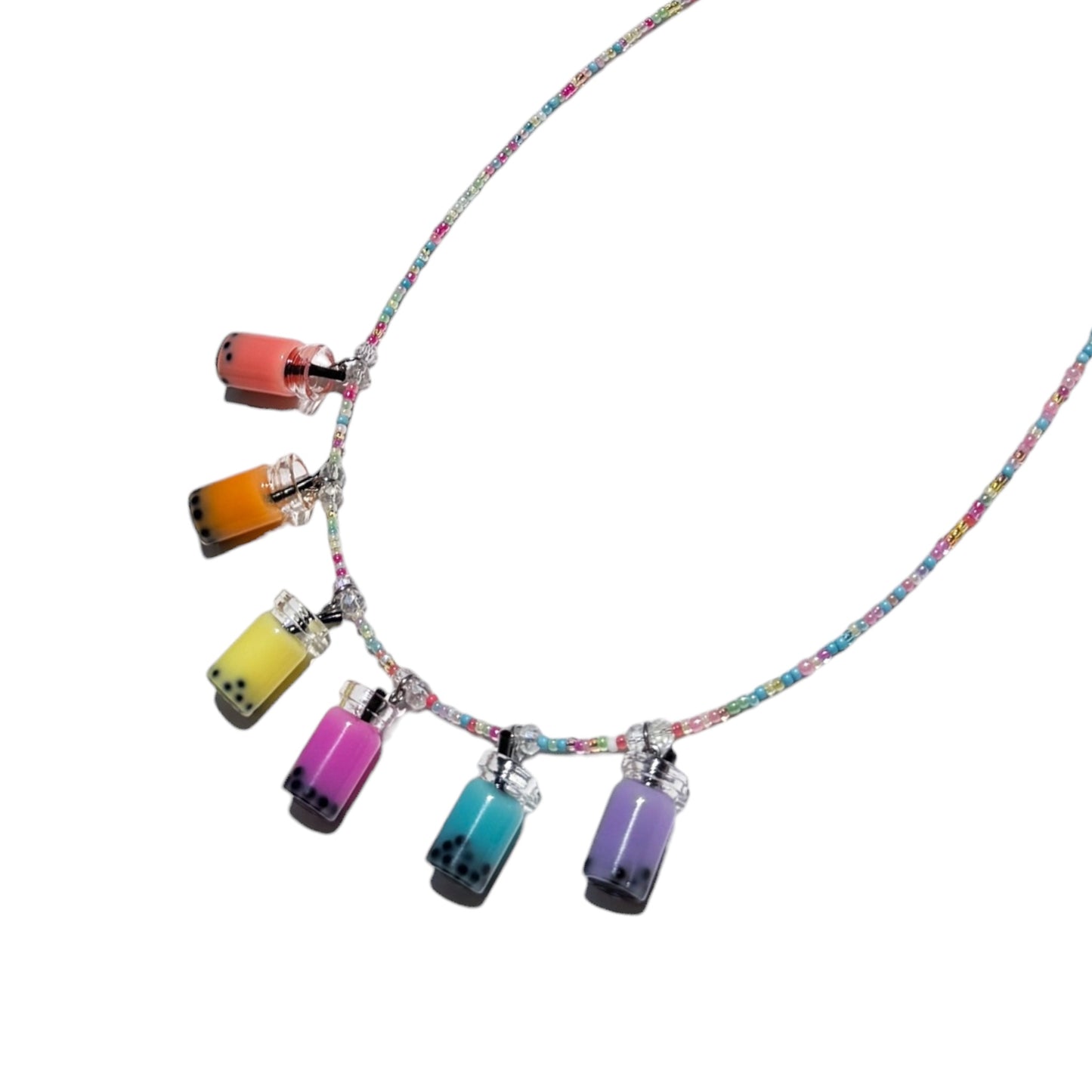 Collar Rainbow Boba 🍭🌈🧋