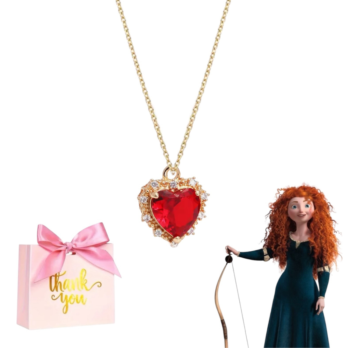 Collar Princesa Mérida Valiente