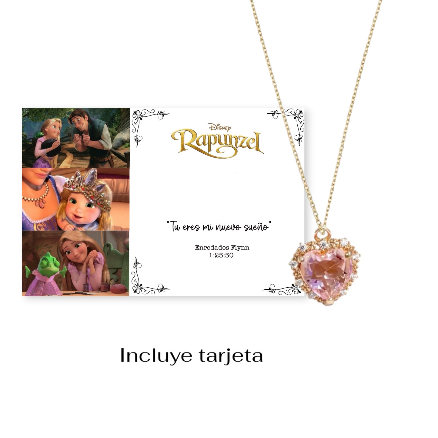 Collar Rapunzel “Tu eres mi nuevo sueño”