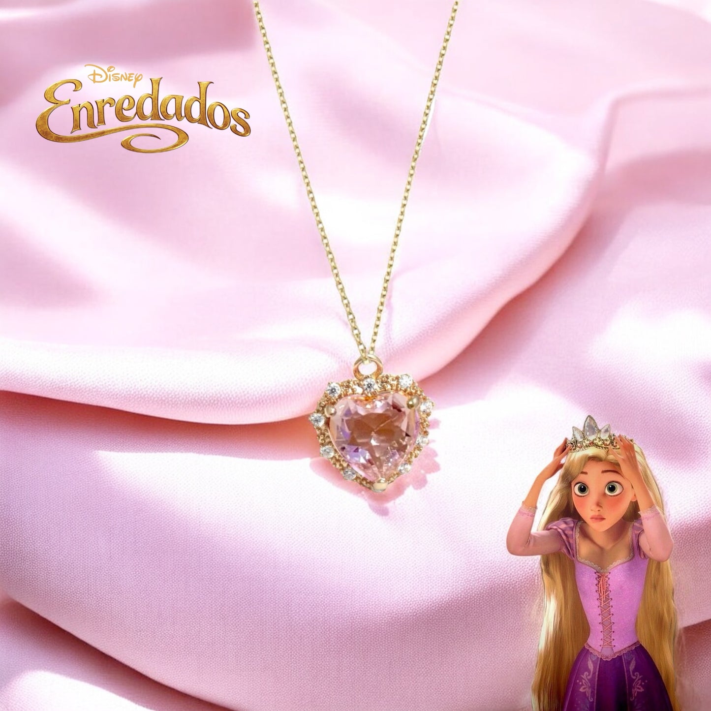 Collar Rapunzel “Tu eres mi nuevo sueño”