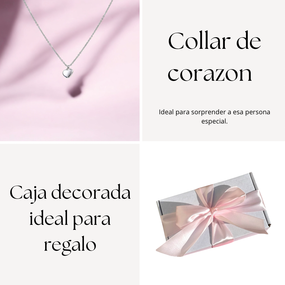 Collar Corazón Culpa Tuya