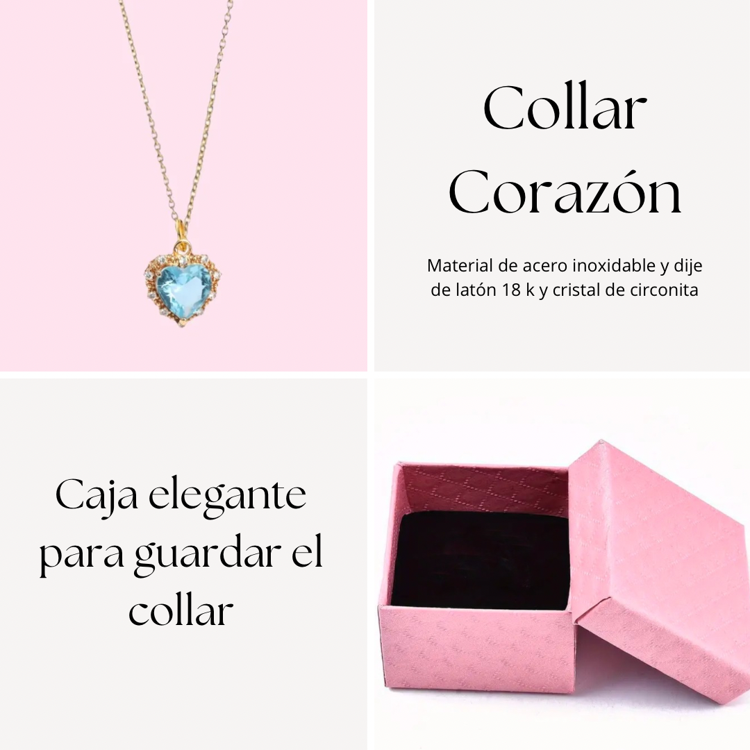 Collar osito cariñoso + caja