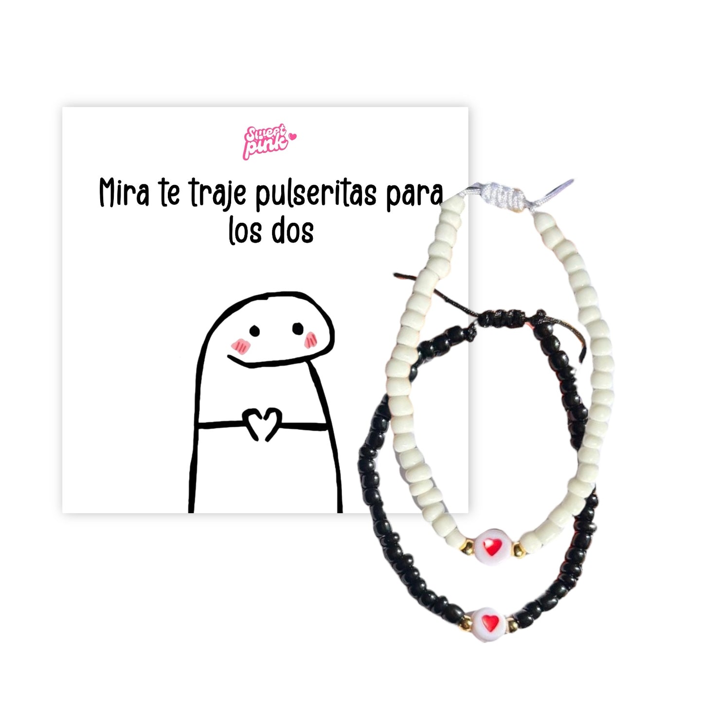 Duo Pulseras Love + caja decorada
