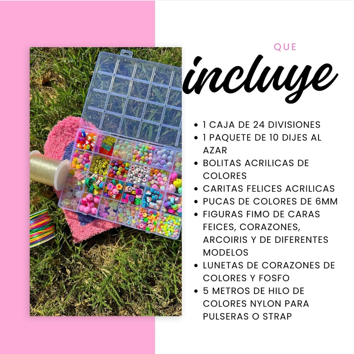 Kit para crear pulseras