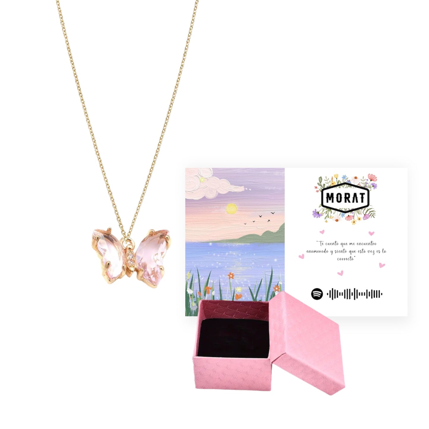 Collar Morat + cajita de regalo