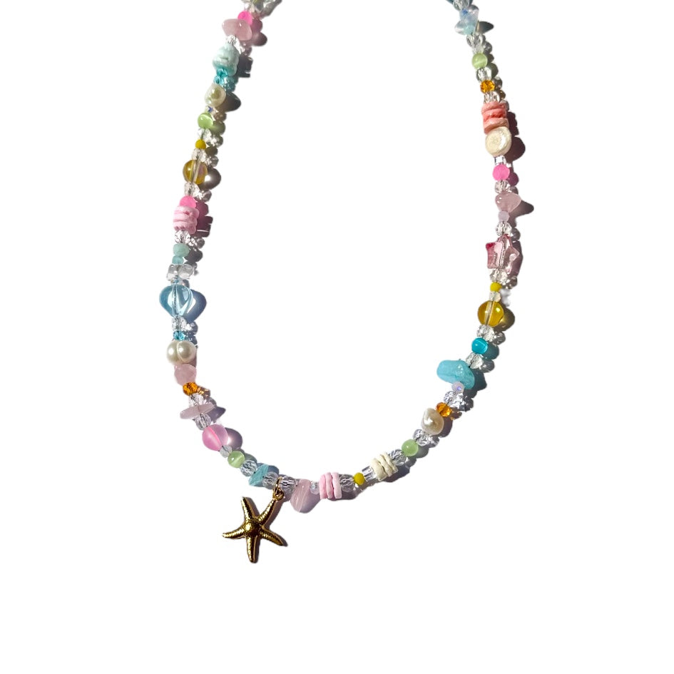 Collar Mermaid Star Charm