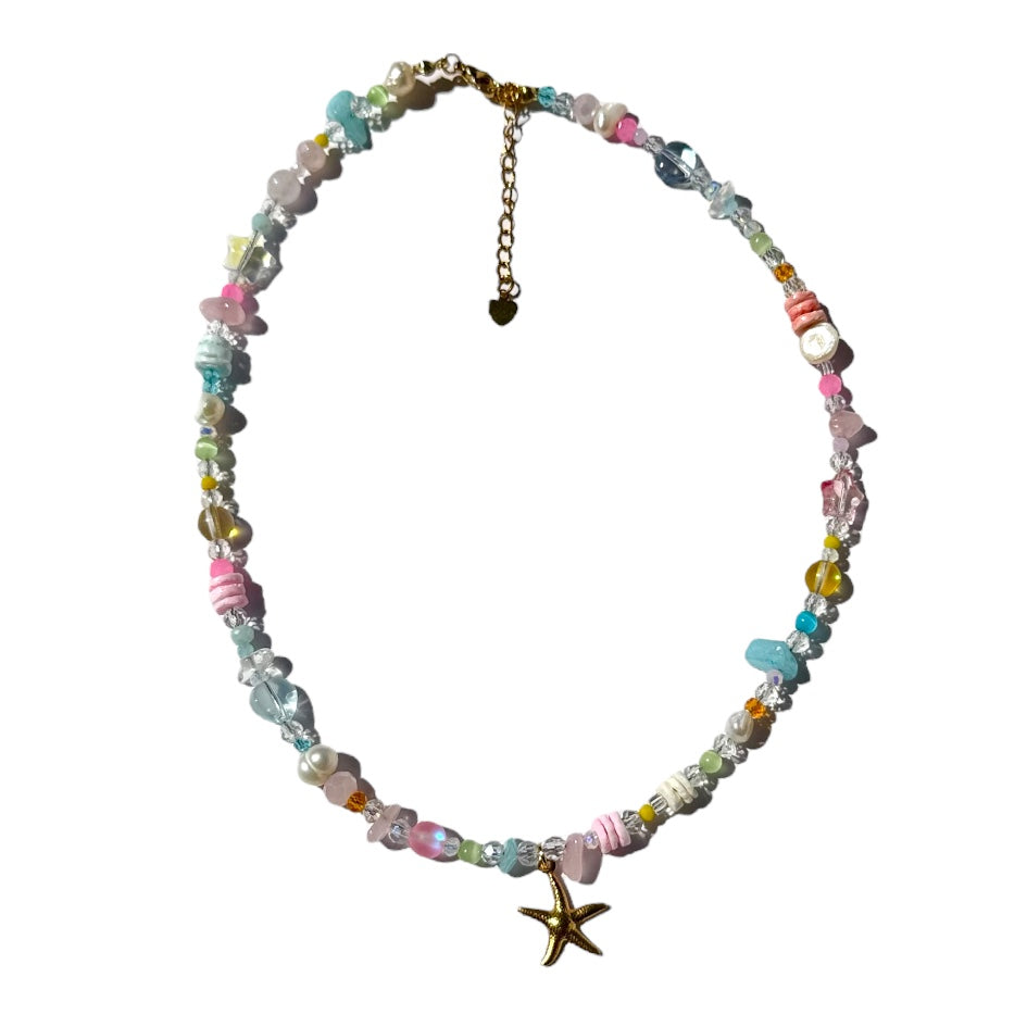 Collar Mermaid Star Charm