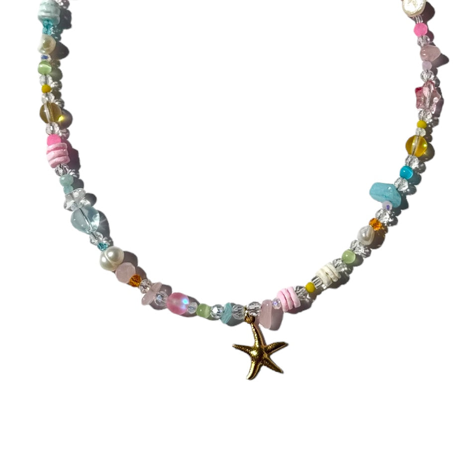 Collar Mermaid Star Charm