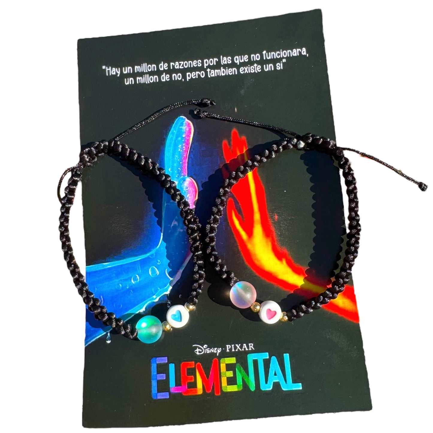 Dúo de Pulseras Tejidas Elementos