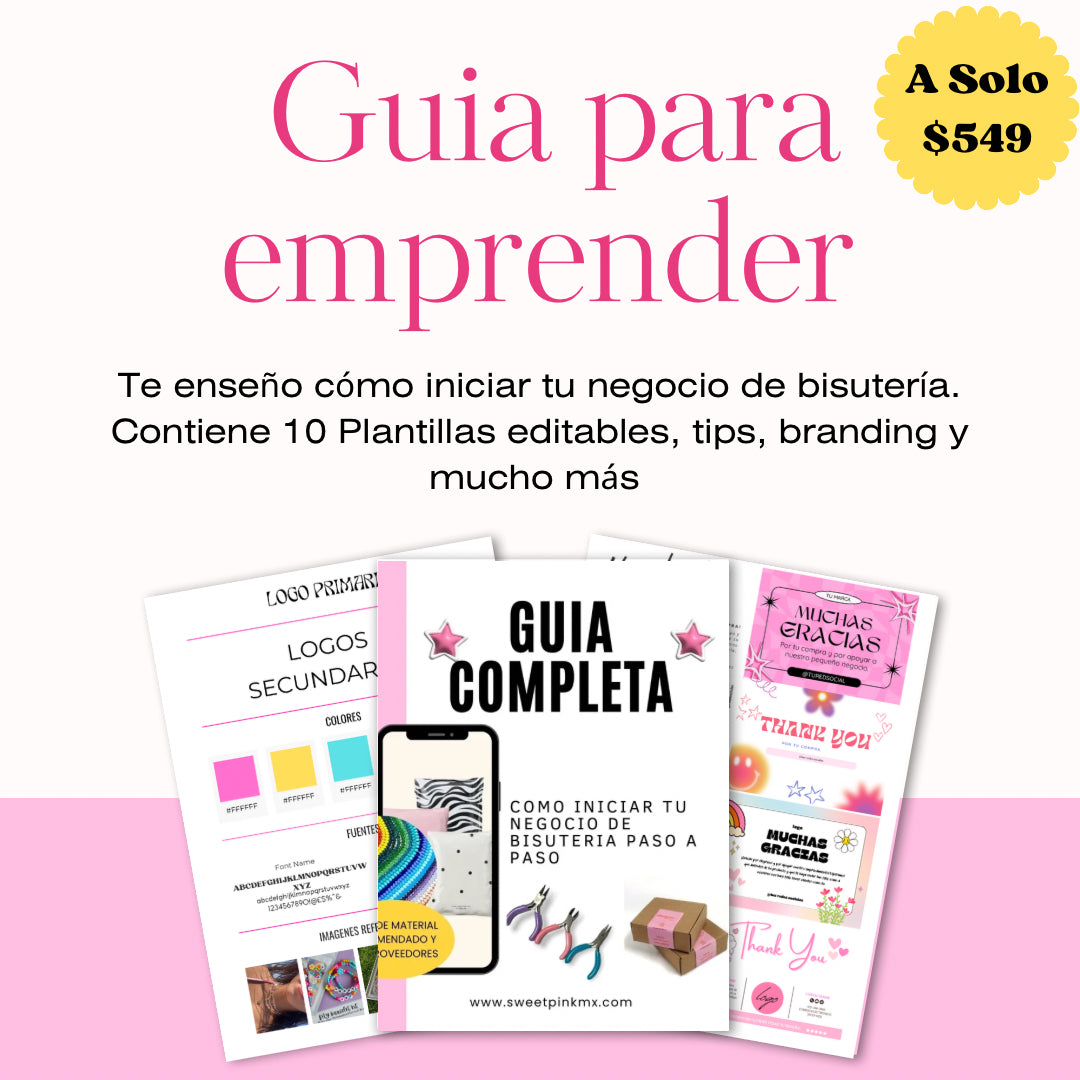 Guia Completa "Como iniciar tu negocio de bisuteria"