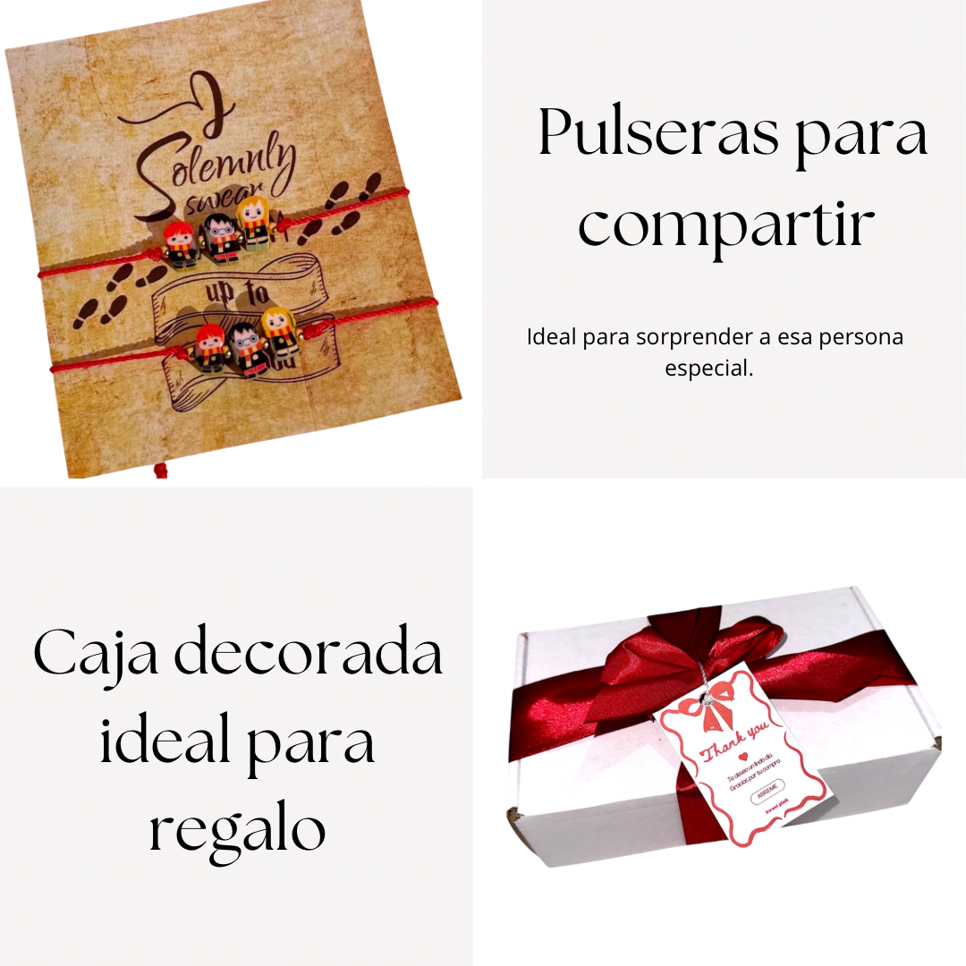 Duo Pulseras Mágicas de Hogwarts