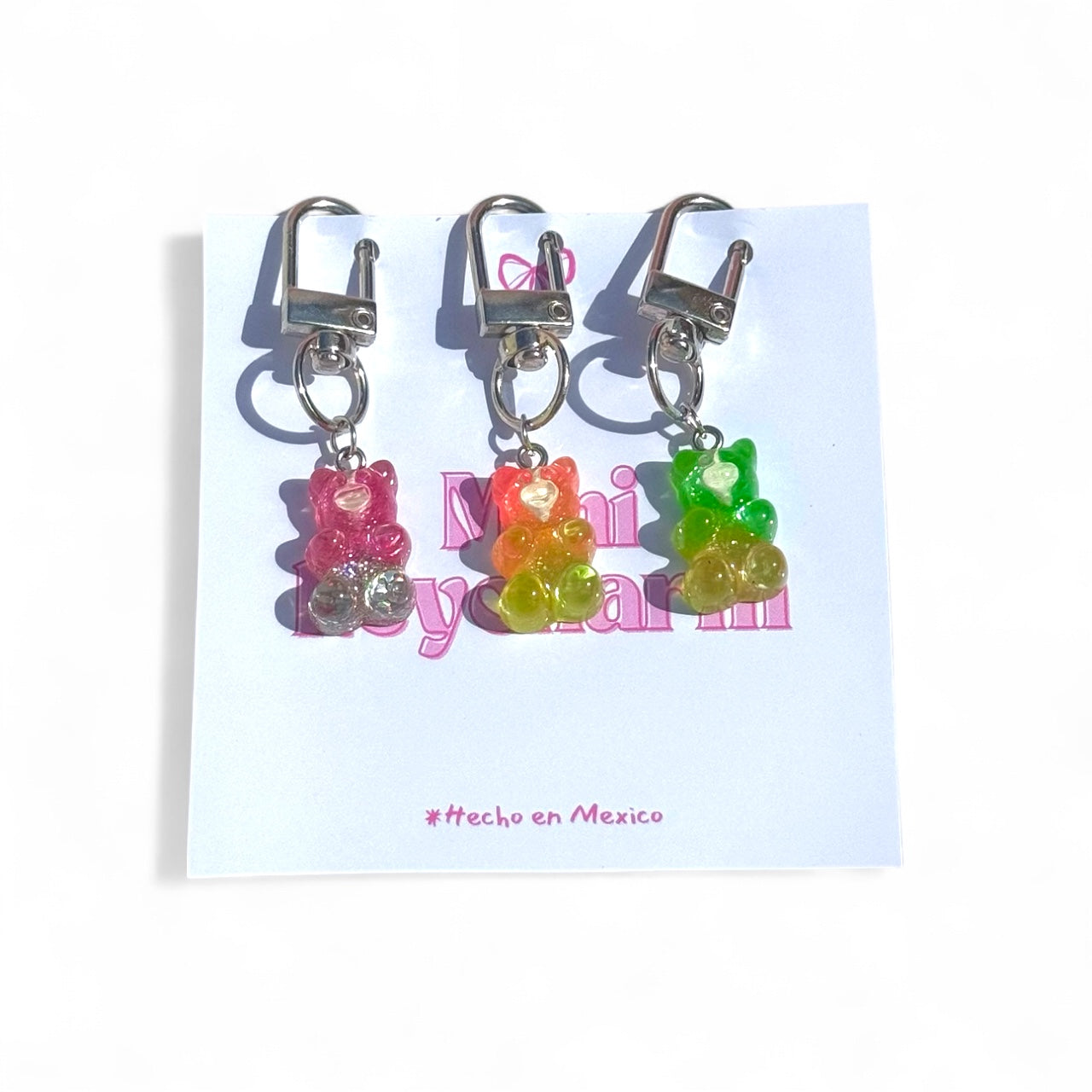 Mini Gummy Bears Keycharms- Pack 3