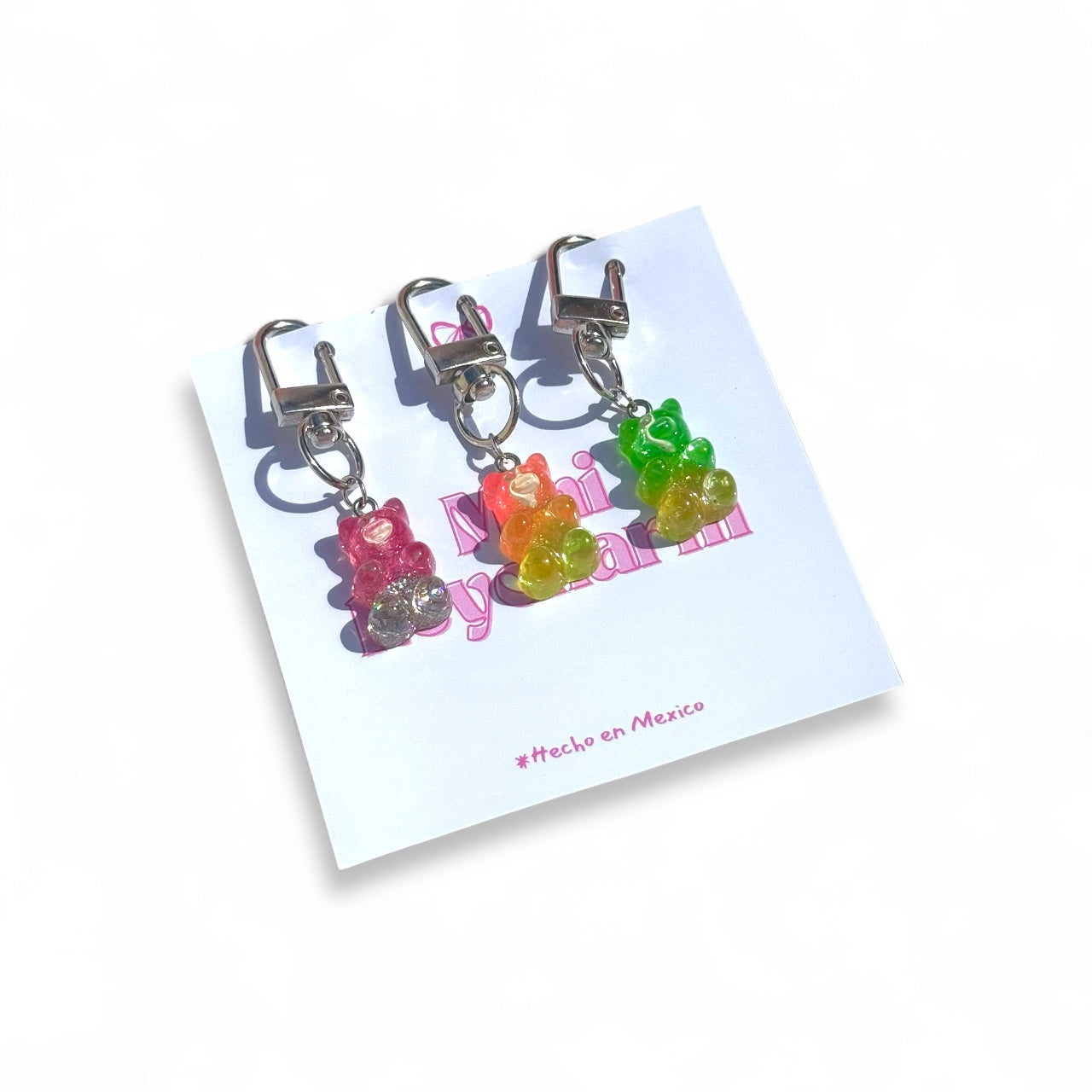 Mini Gummy Bears Keycharms- Pack 3