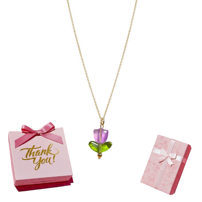 Cadena Tulipán Lila