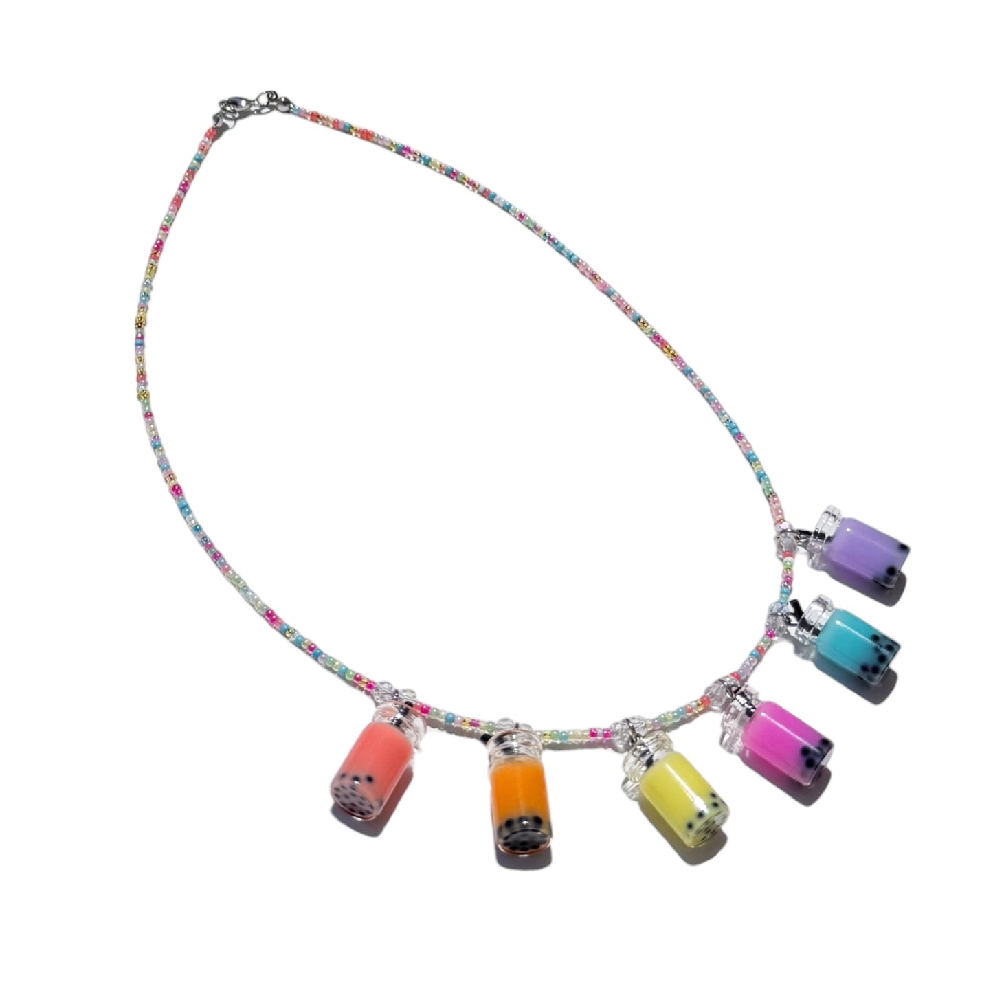 Collar Rainbow Boba 🍭🌈🧋