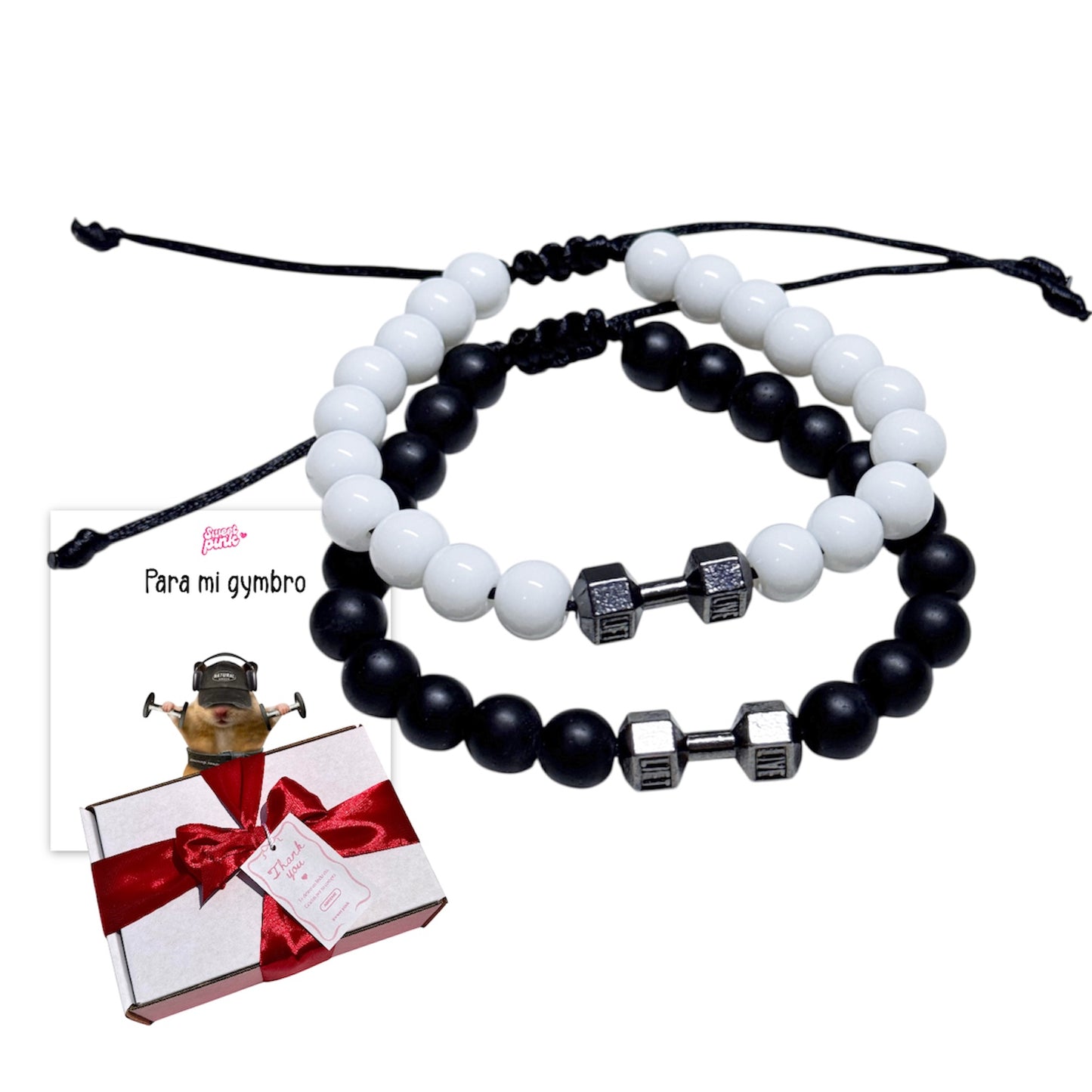 Set Pulseras Gym bro