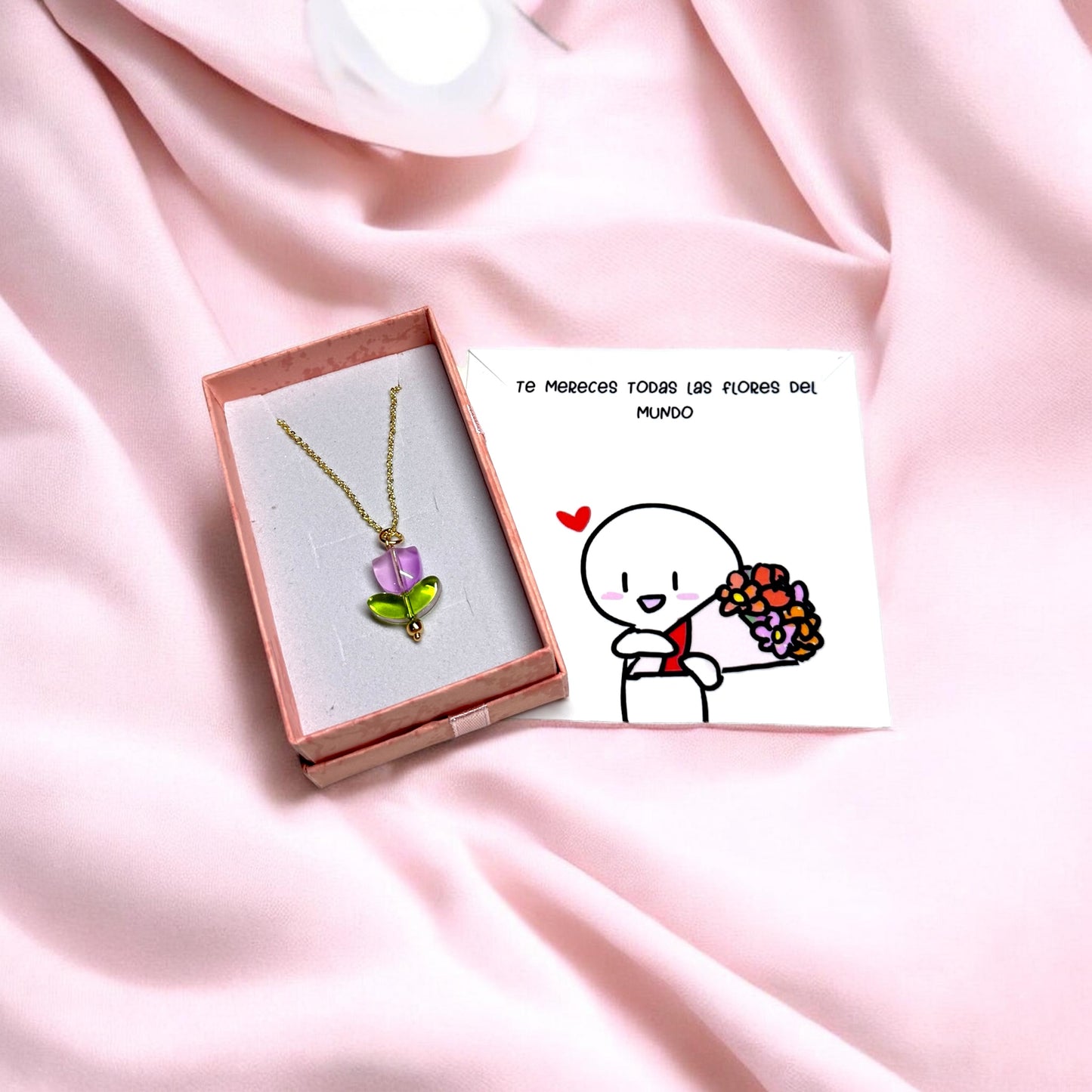 Cadena Tulipán Lila