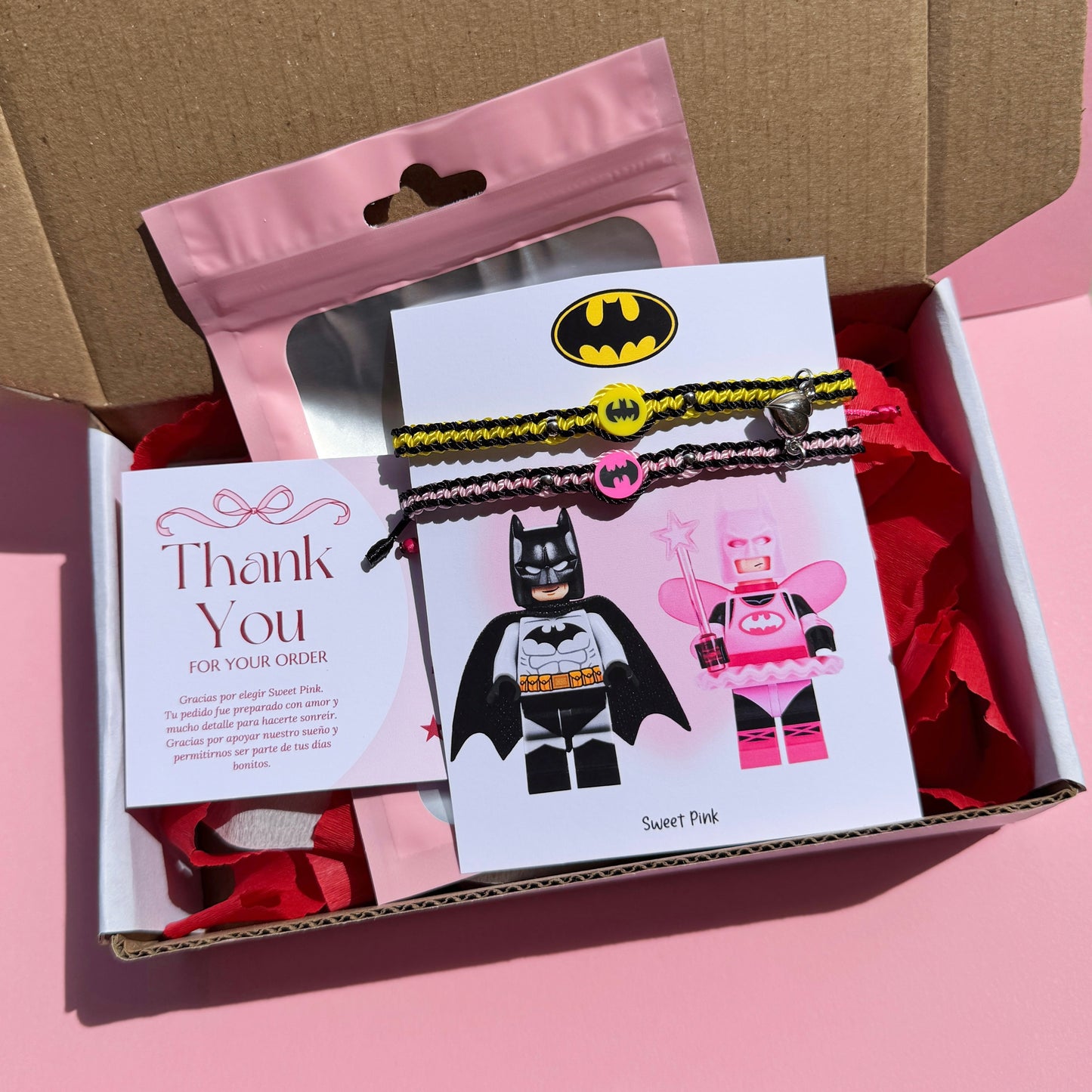 Set Pulseras LEGO Batman & Batgirl