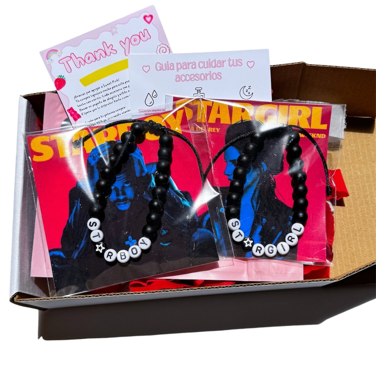 Set Pulseras Starboy & Stargirl