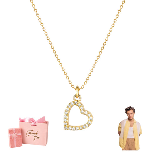 Collar Corazon Dorado Harry Styles