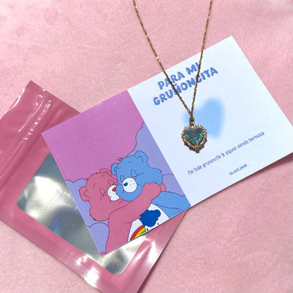 Cadena Grumpy Bear Charm