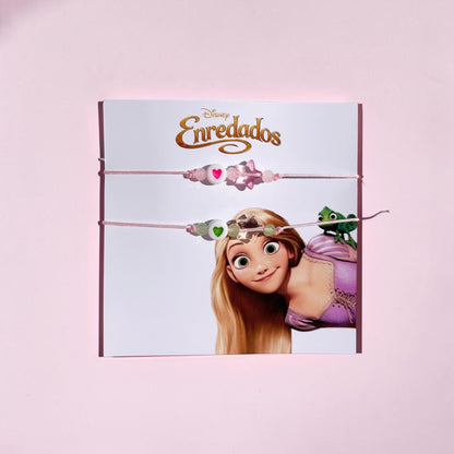 Set Pulseras Rapunzel & Pascal