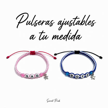Set Pulseras Tejidas Sad Boyz
