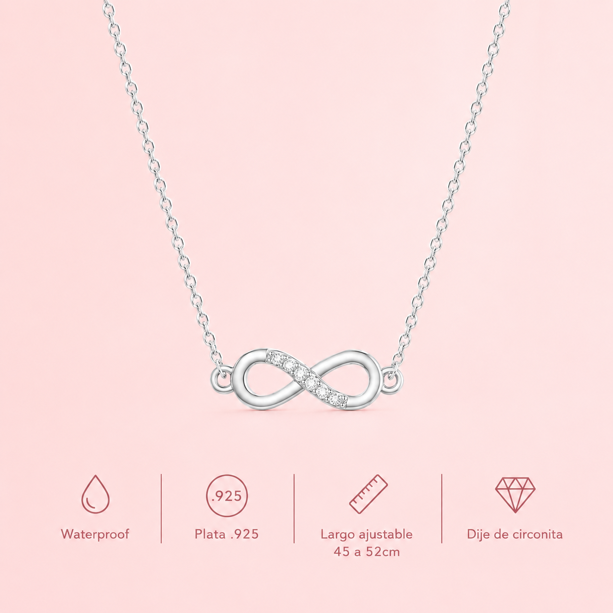 Collar Infinito Belly y Conrad