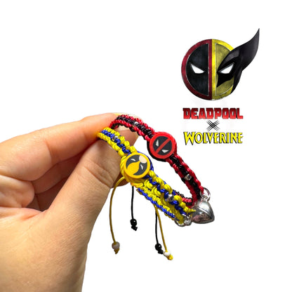 Duo Pulseras Deadpool y Wolverine