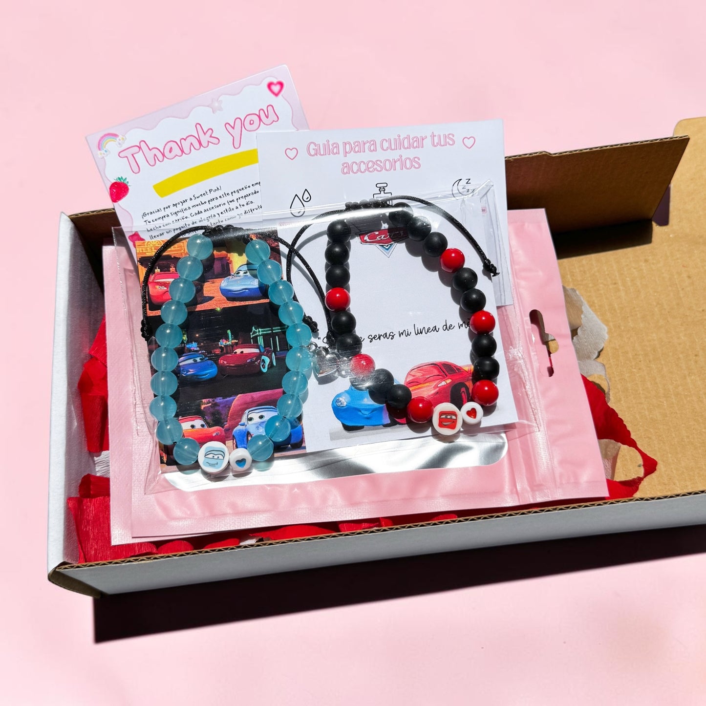 Set Pulseras Cars Para Parejas