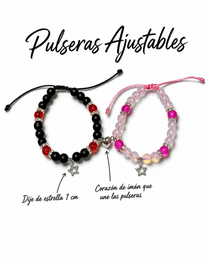 Set Pulseras Stars para parejas