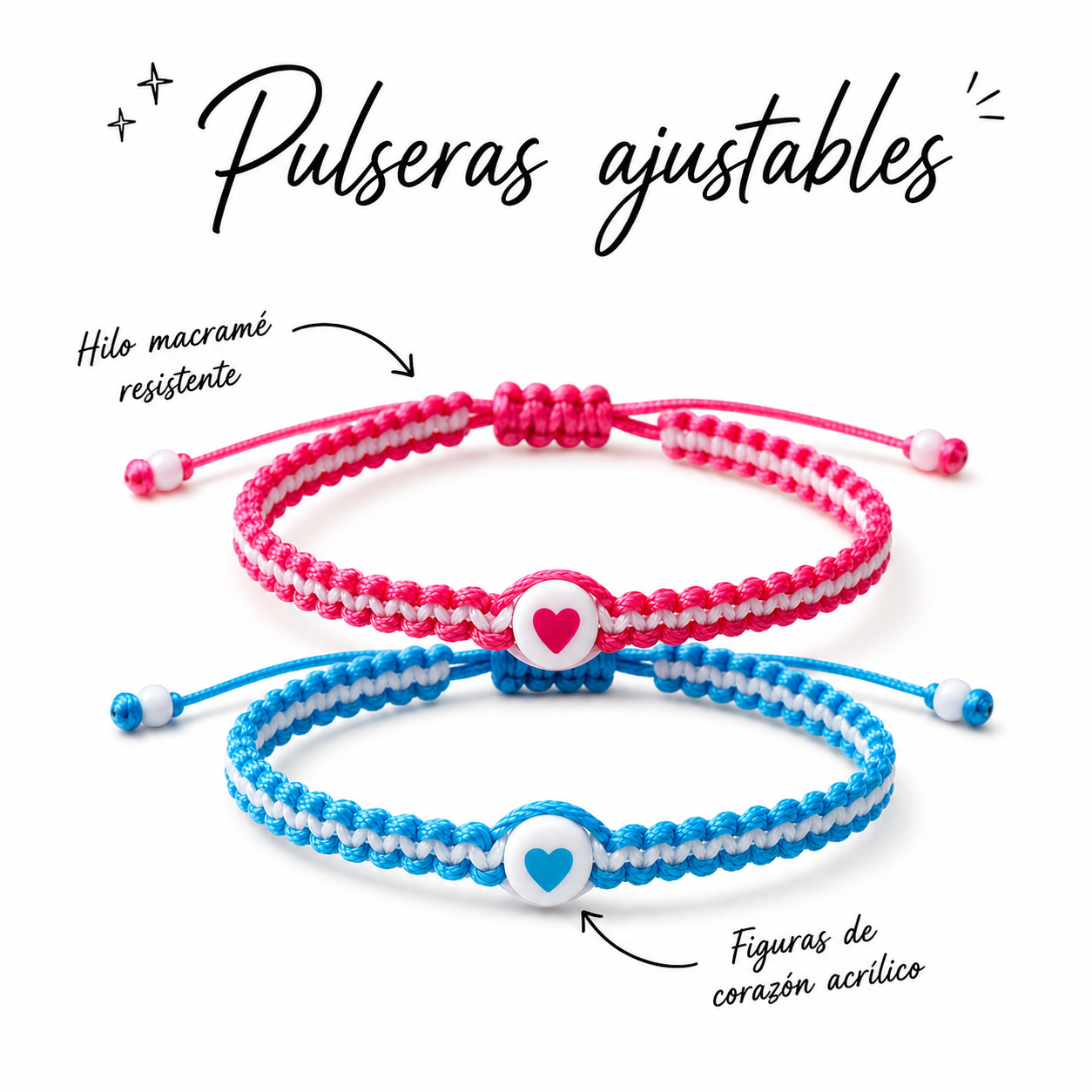 Set Pulseras Hello kitty Eres mi lugar seguro