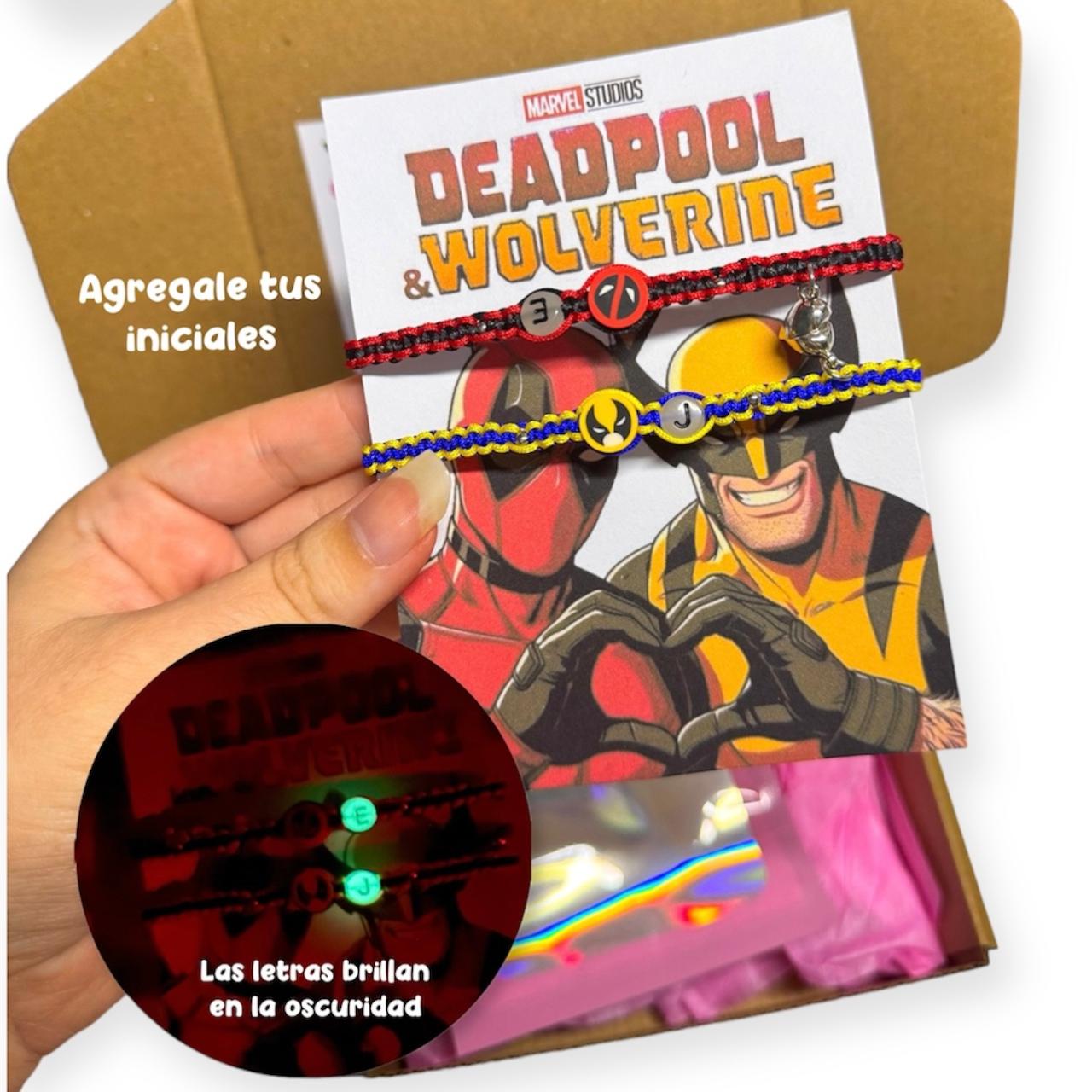 Duo Pulseras Deadpool y Wolverine