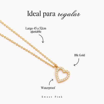 Collar Corazon Dorado Harry Styles