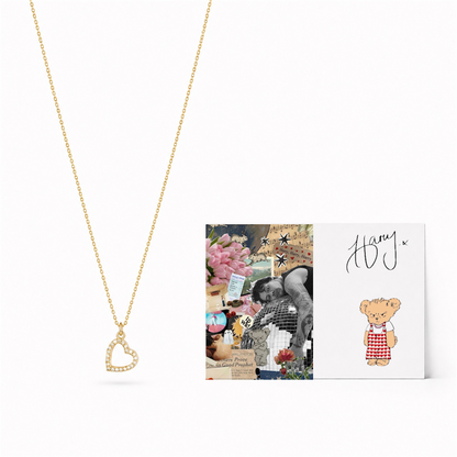 Collar Corazon Dorado Harry Styles