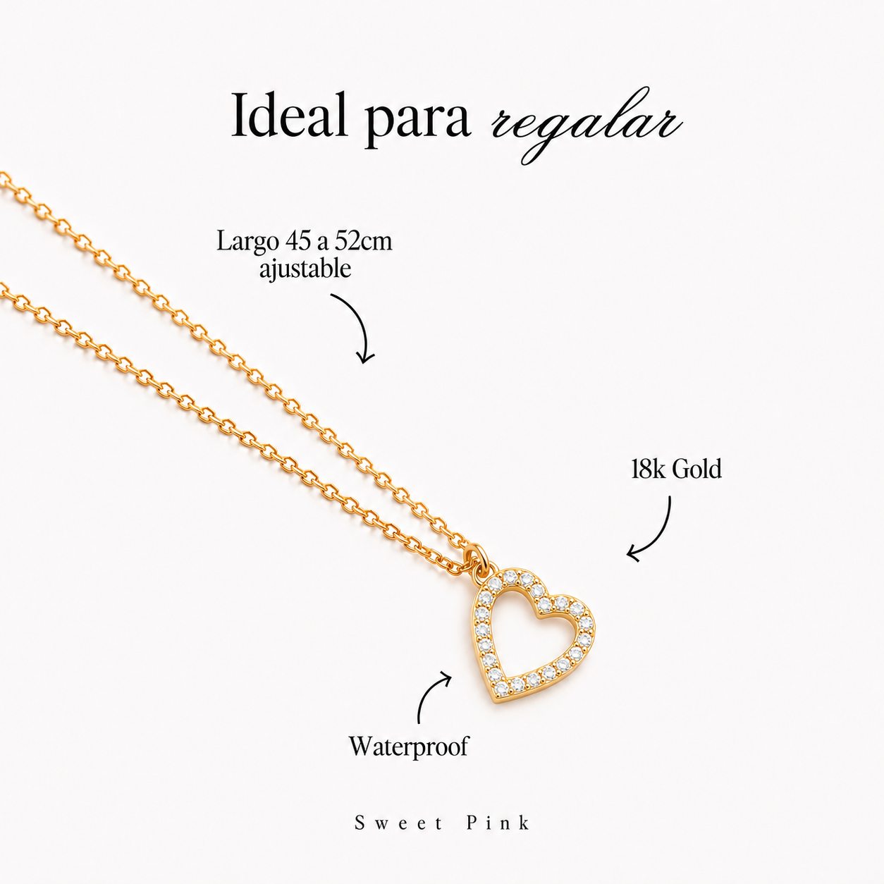 Cadena corazón Morat