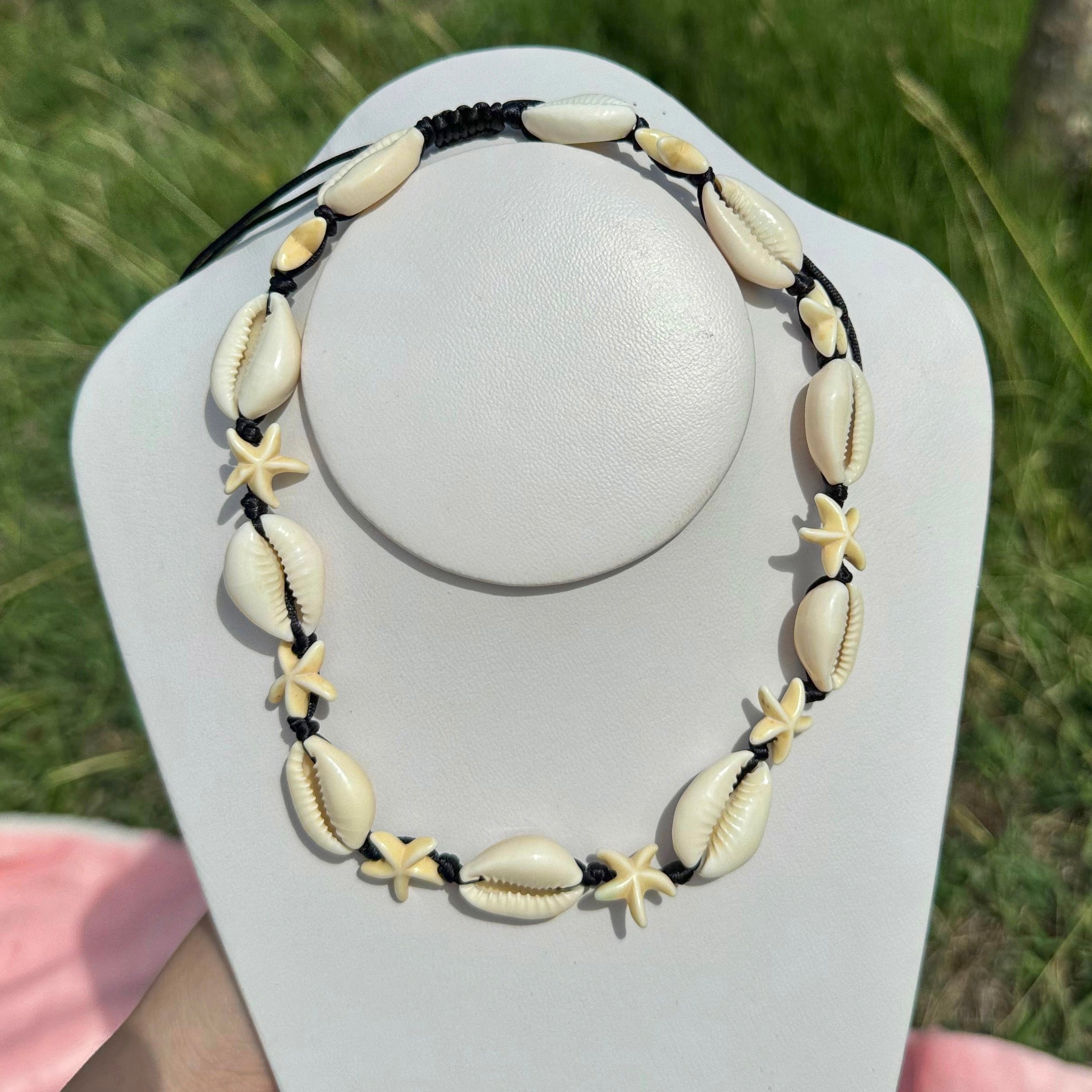 Collar shells and stars – Sweet Pink