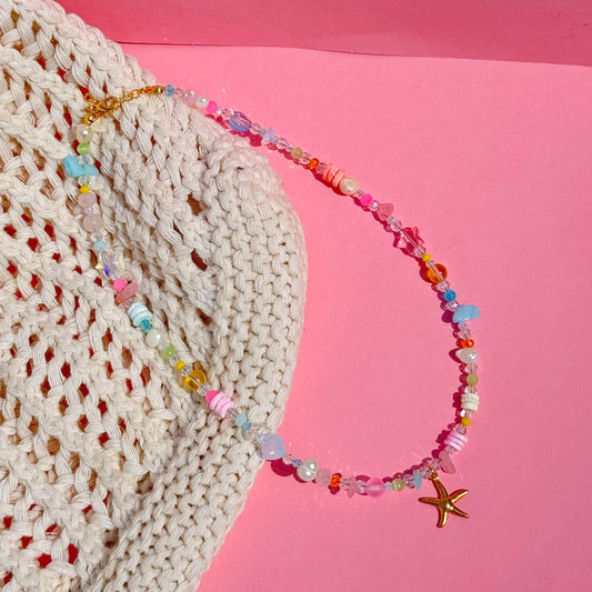 Collar Mermaid Star Charm