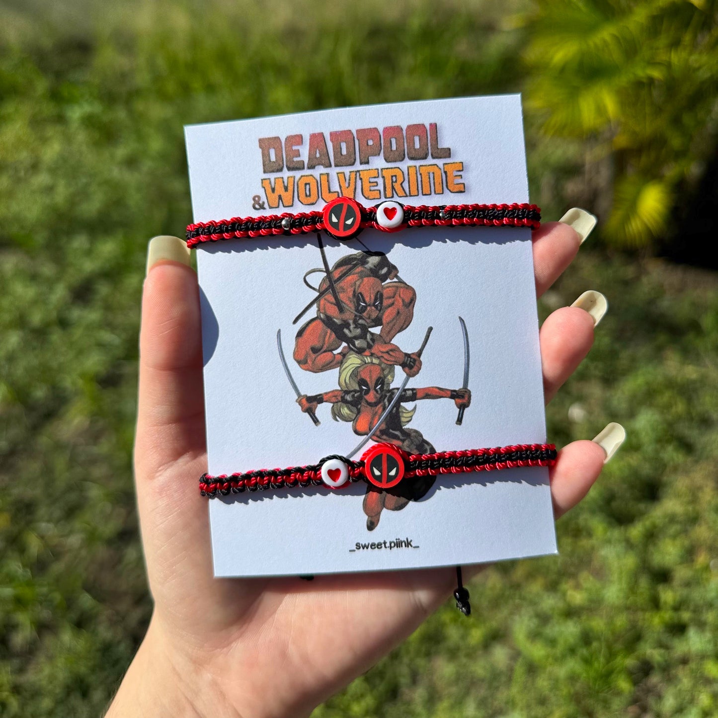 Dúo Pulseras Deadpool & Ladypool