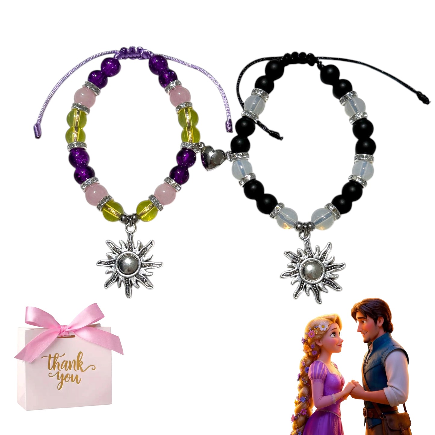 Set Pulseras Enchanted Para parejas