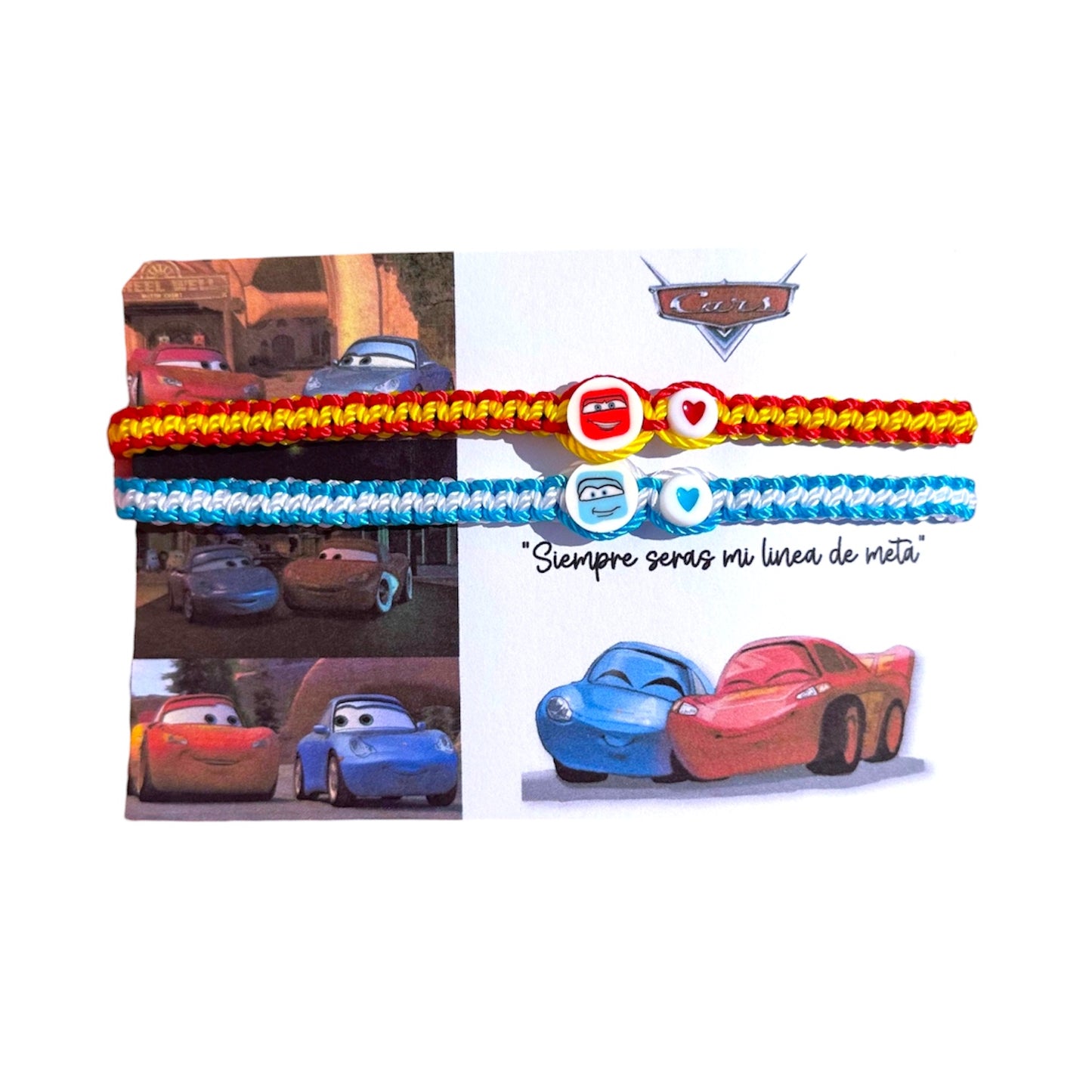 Set Pulseras Tejidas Rayo & Sally