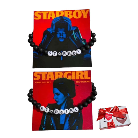 Set Pulseras Starboy & Stargirl