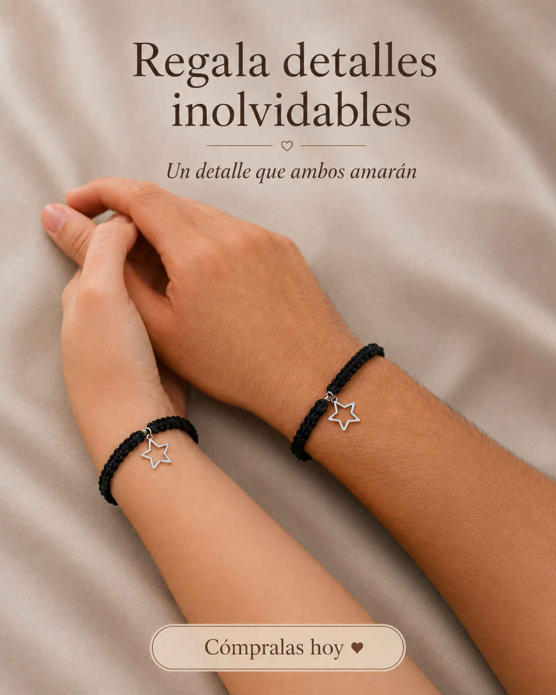 Set pulseras tejidas Starboy