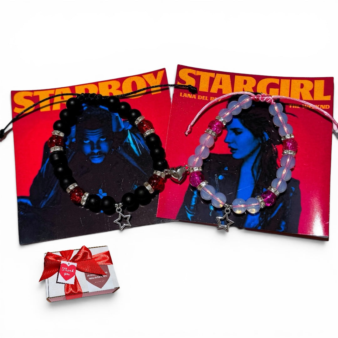Set Pulseras Stars para parejas