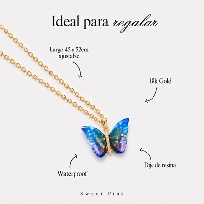 Collar Mariposa Barbie Mermaidia