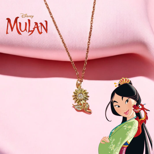 Cadena Mulan Disney + caja regalo