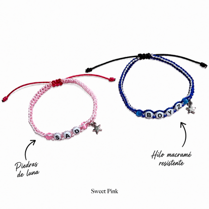 Set Pulseras Tejidas Sad Boyz